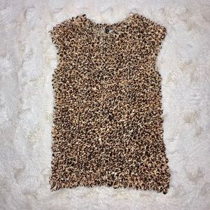 Animal print top